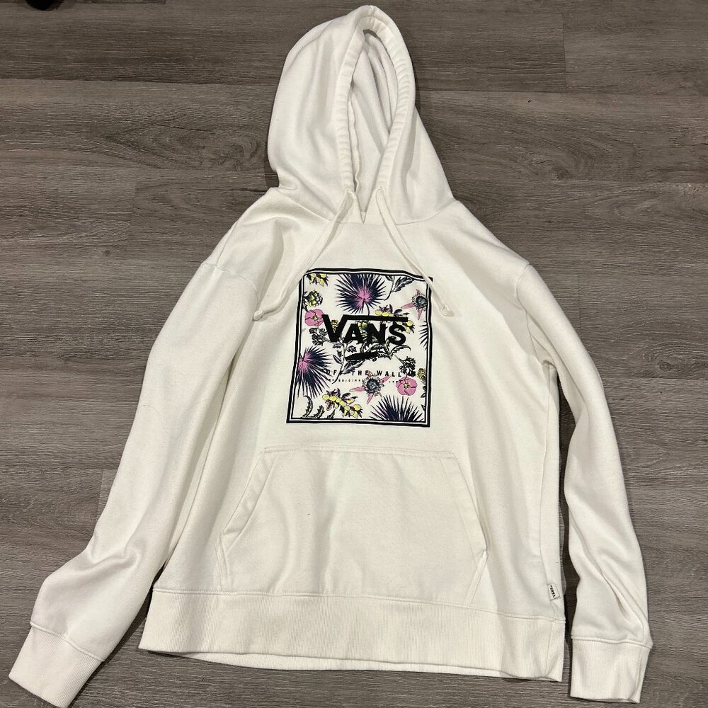 Vans Off The Wall White Hoodie